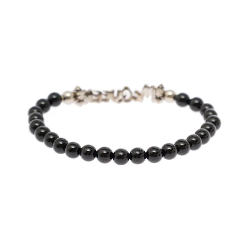 Alexander McQueen Brass Bracelets Men's Black-1