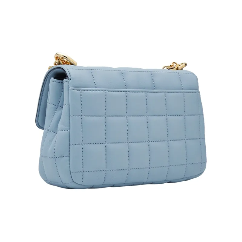 MICHAEL KORS Soho Leather Shoulder Bag Small Size Women's Haze Blue-1