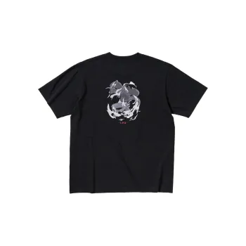 UNIQLO x One Piece Film Red T Shirt Men's Black