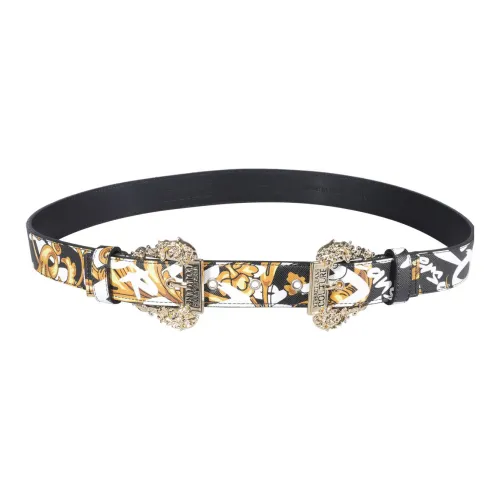VERSACE JEANS COUTURE Leather Belts Women's Black