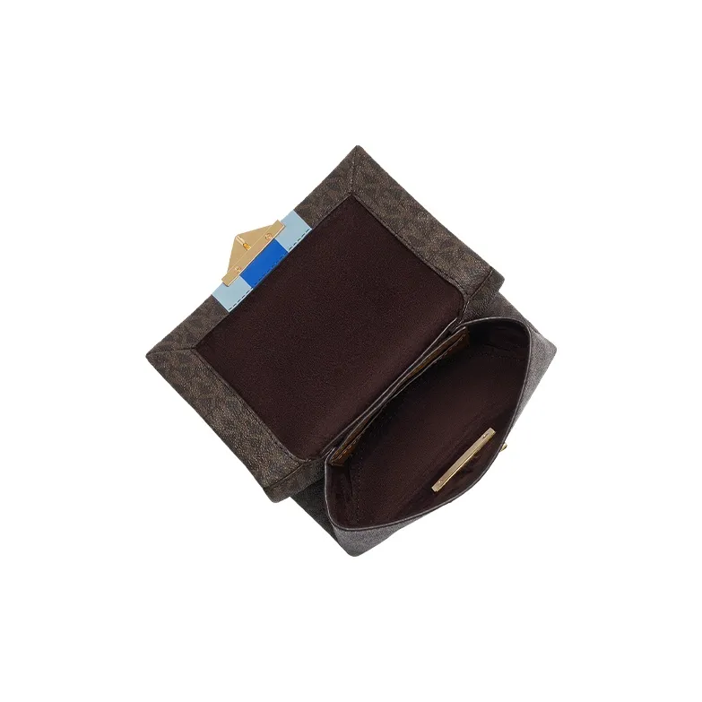 MICHAEL KORS Cece Crossbody Bag, Shoulder Bag Extra Small Women's Dark Brown/Brown/Blue/Light Blue-2