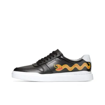 COLE HAAN Skateboard Shoes Men Low Top Black