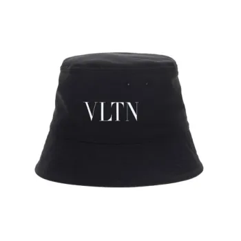Valentino Vltn Logo Printed Bucket Hat