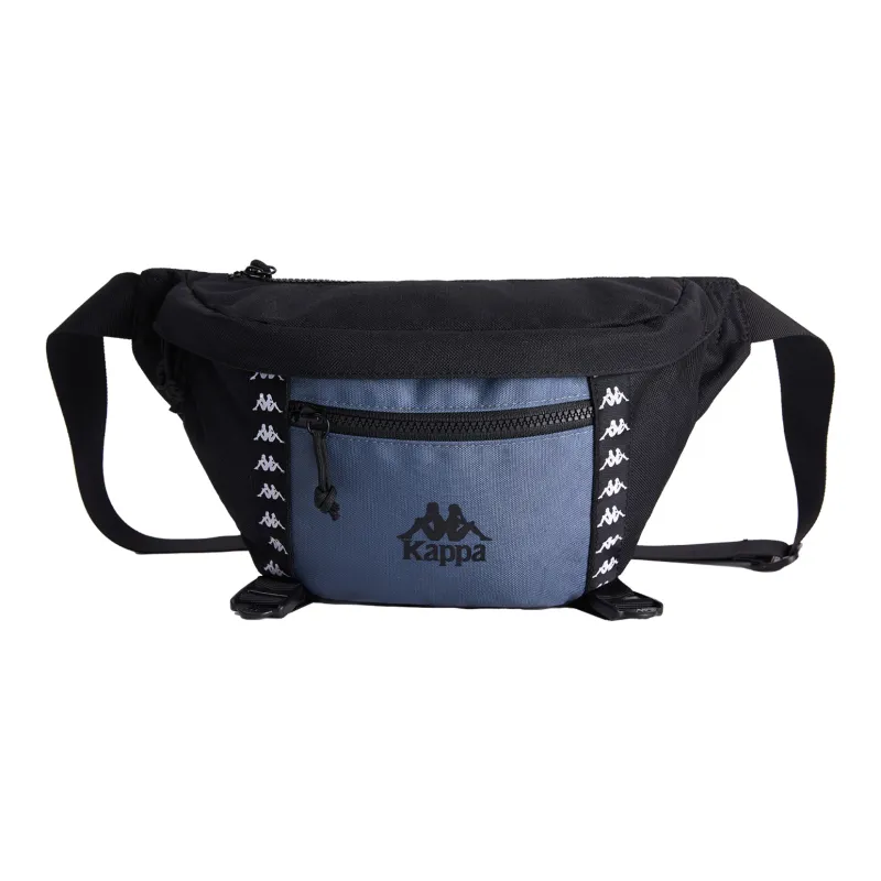 Kappa Polyester Sling Bag, Crossbody Bag, Fanny Pack Regular Unisex Endless Blue/Classic Black-4