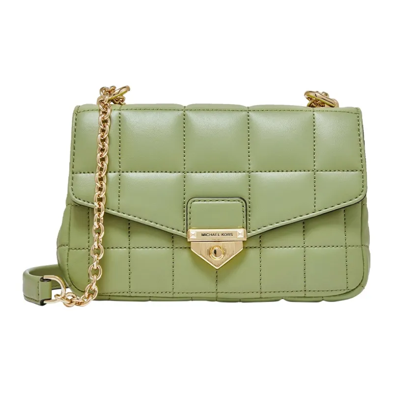 MICHAEL KORS Soho Sheepskin Shoulder Bag Women's Fruit Green-0