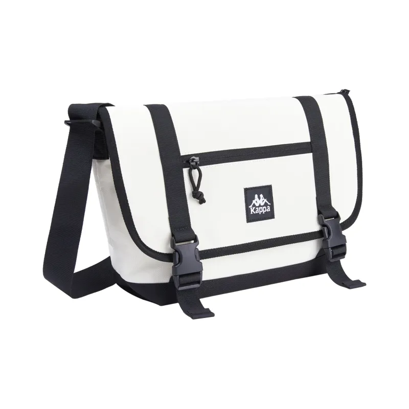 Kappa Polyester Canvas Bag Messenger Bag Shoulder Bag Crossbody Bag Large Size Unisex Korean White-1