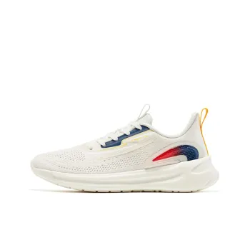 Erke Bullets Low Top Running Shoes Men's Ecru