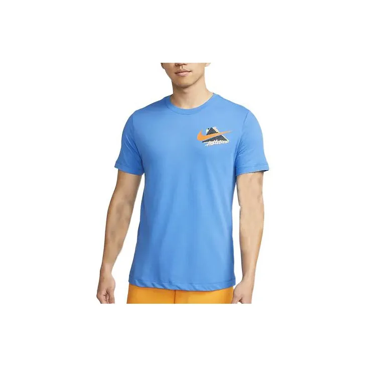 Nike Dri Fit T Shirt Men's Blue-1