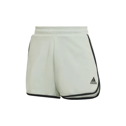 Adidas Casual Shorts Women's Linen Green