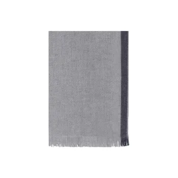 Brunello Cucinelli Contrast Trim Frayed Edge Scarf