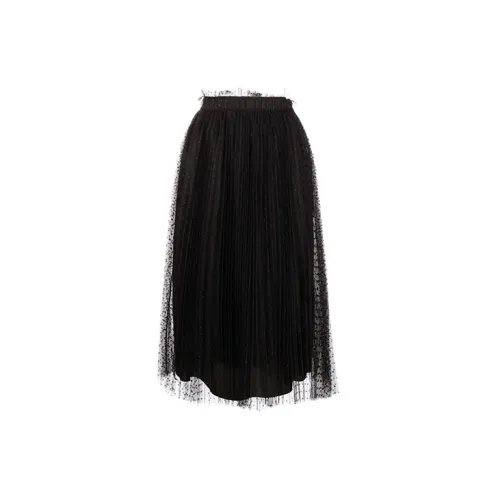 RED VALENTINO Casual Long Skirts Women's Black