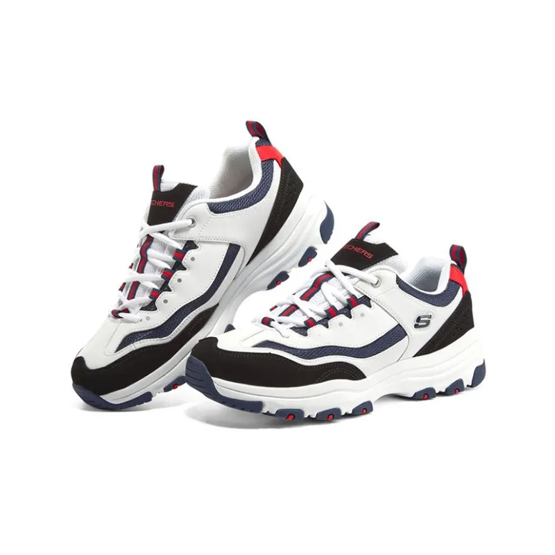 Skechers I-Conik Casual Shoes Men Low-Top White/Marine Blue/Red/Black-2