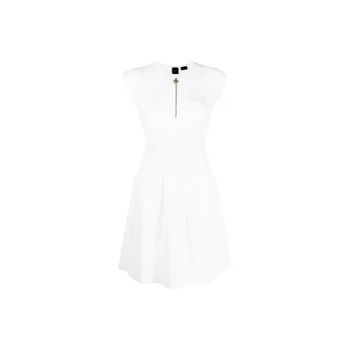 PINKO Short-Sleeved Dresses Women's White