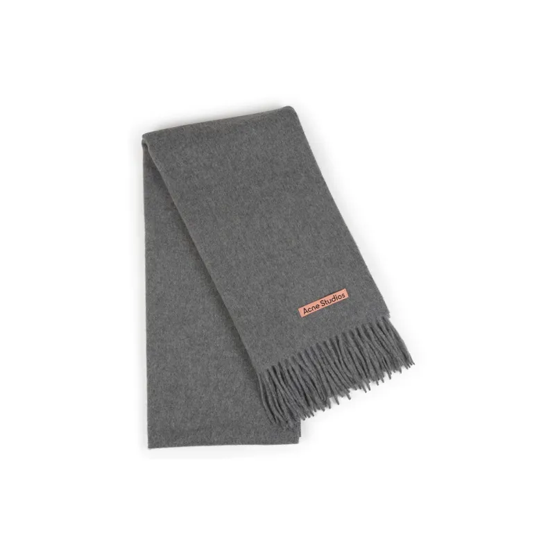Acne Studios Fringed Wool Scarf-1