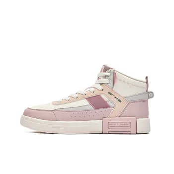 Erke Hurricane High Top Skateboard Shoes Women's Pink
