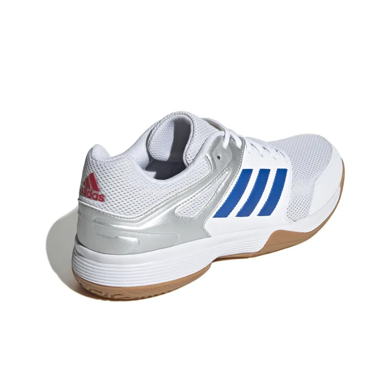Adidas Speedcourt Anti-Slip Wear-Resistant Low-Top Skateboard Shoes Men's White Blue-3