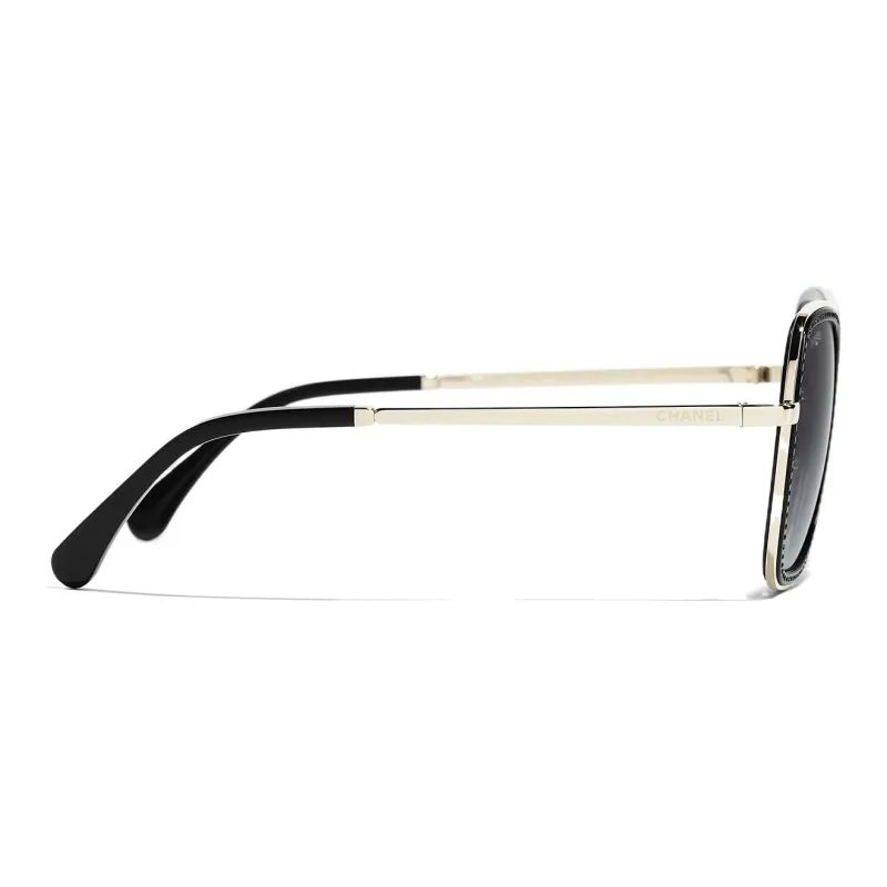 CHANEL Metal Butterfly Sunglass Unisex-2