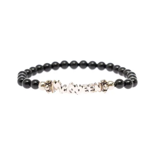 Alexander McQueen Bracelets Men Black