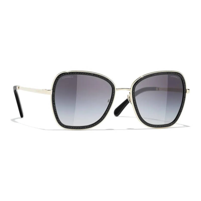 CHANEL Metal Butterfly Sunglass Unisex-0