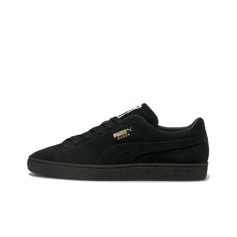 PUMA Suede Classic Xxi Minimalistic Cozy Retro Casual Skateboarding Shoes Unisex Black-0