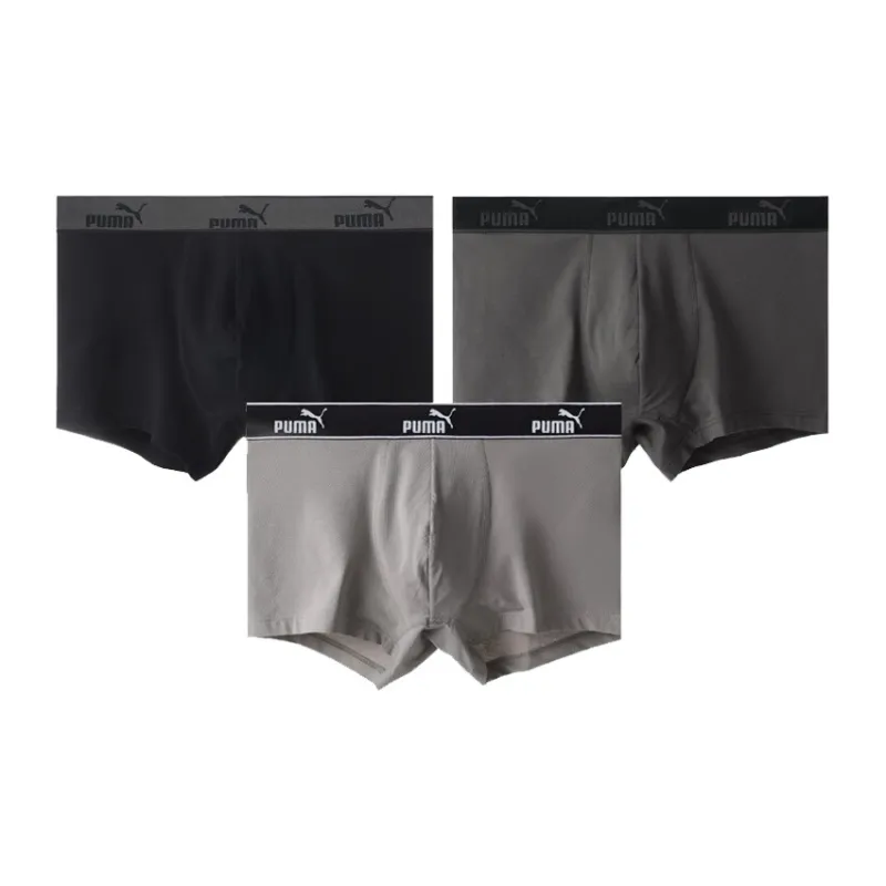 PUMA Underwear Gift Box Men's 3 Pack Black/Dark Gray/Light Gray-2