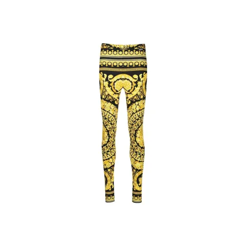 VERSACE Leggings Women's Gold