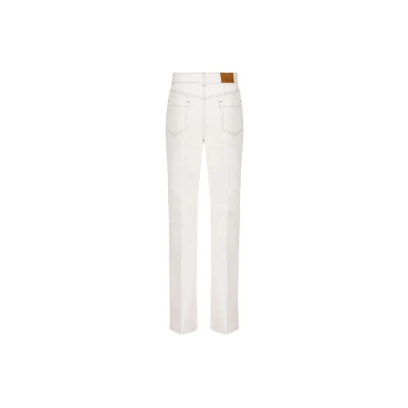 Loro Piana Knitted Sweatpants Women's White-1