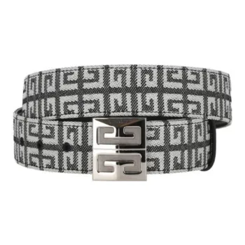 Givenchy Leather Belts Men Black/White