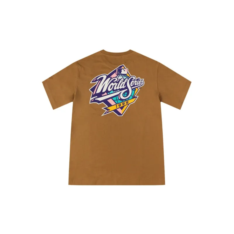 New Era SS22 T Shirt Unisex Ginger Yellow-1