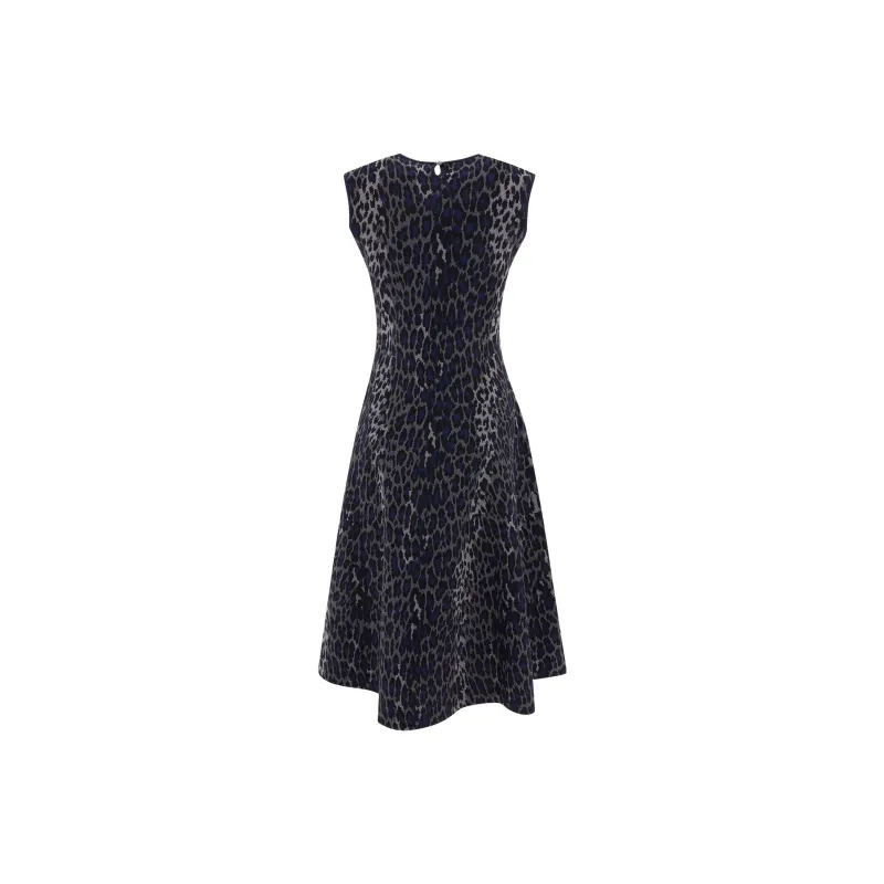 DIOR Quarterly New Products Sleeveless Dresses Women's Blue-1