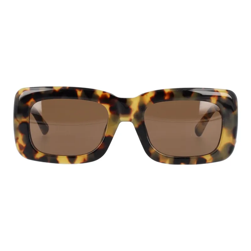 The Attico Mini Marfa Tortoise Sunglasses-1