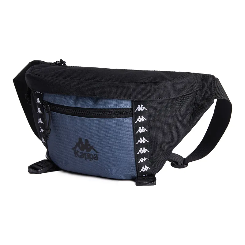 Kappa Polyester Sling Bag, Crossbody Bag, Fanny Pack Regular Unisex Endless Blue/Classic Black-5