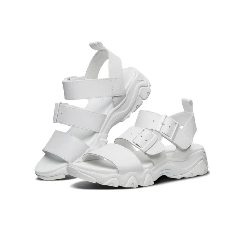 Skechers D'LITES Series Beach Sandals Women's White-2