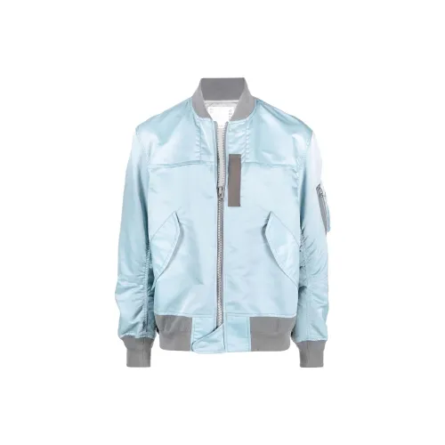 Sacai Jackets Men Blue