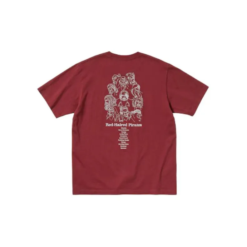 UNIQLO x One Piece Film Red T Shirt Men's Red-1