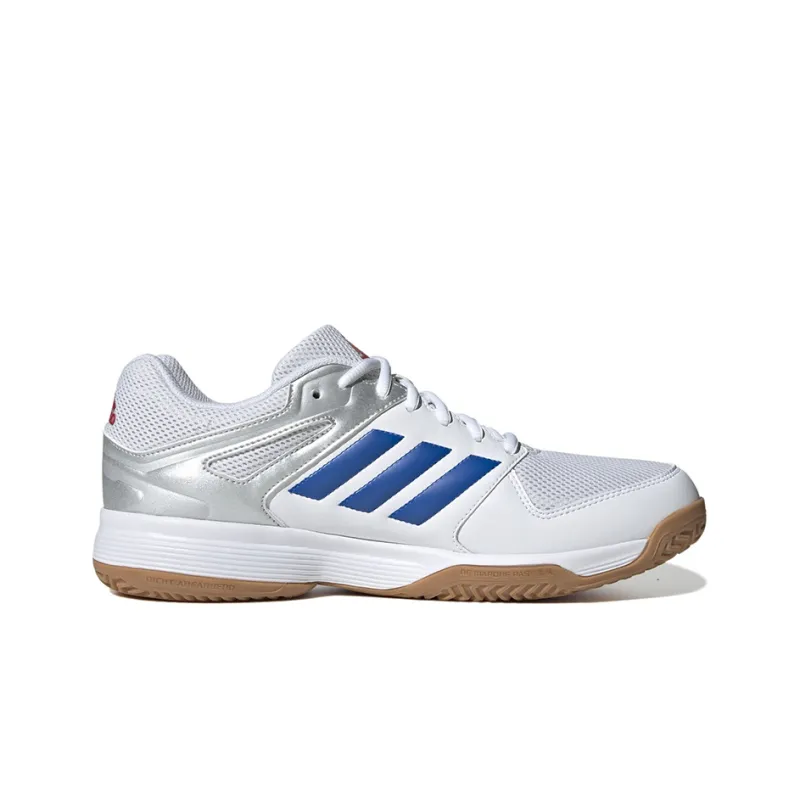 Adidas Speedcourt Anti-Slip Wear-Resistant Low-Top Skateboard Shoes Men's White Blue-1