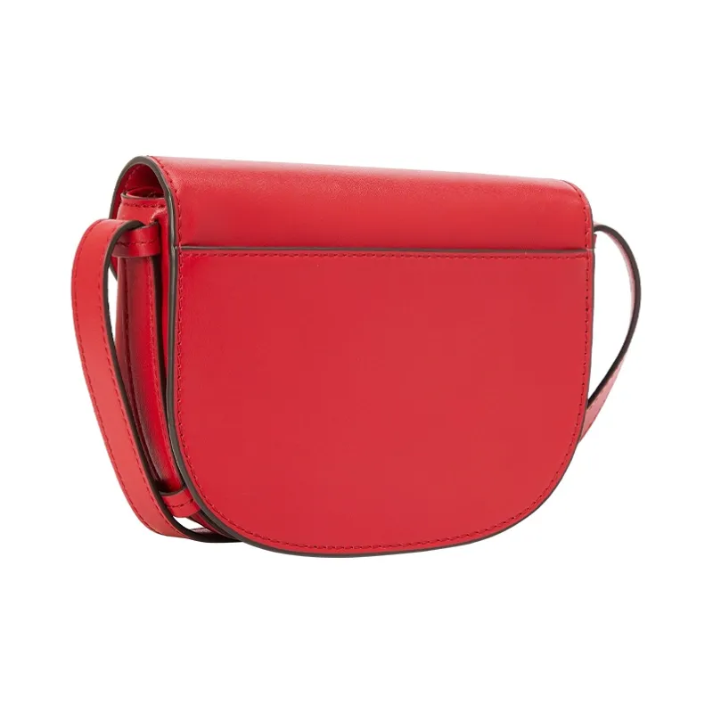 MICHAEL KORS Hally Artificial Leather Shoulder Bag Crossbody Bag Extra Small Red-1
