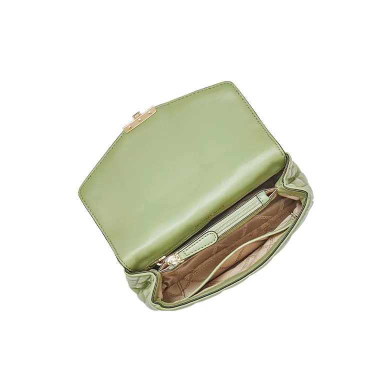 MICHAEL KORS Soho Sheepskin Shoulder Bag Women's Fruit Green-2