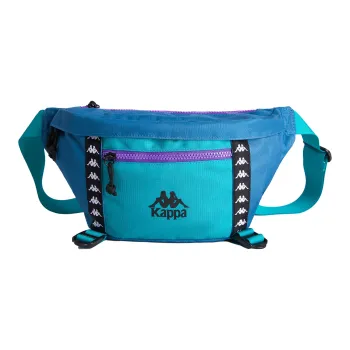 Kappa Polyester Sling Bag, Crossbody Bag, Fanny Pack Regular Unisex Endless Blue/Classic Black