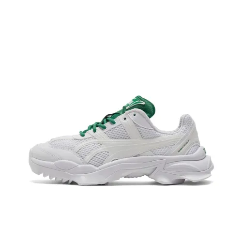 PUMA Nitefox Casual Shoes Unisex Low-Top White/Red/Amazon Green