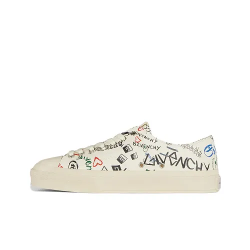 Givenchy City Printed Leather Low 'Scribbled'