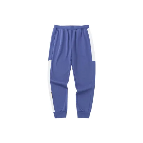 ANTA Life Collection Knitted Sweatpants Men Track Blue