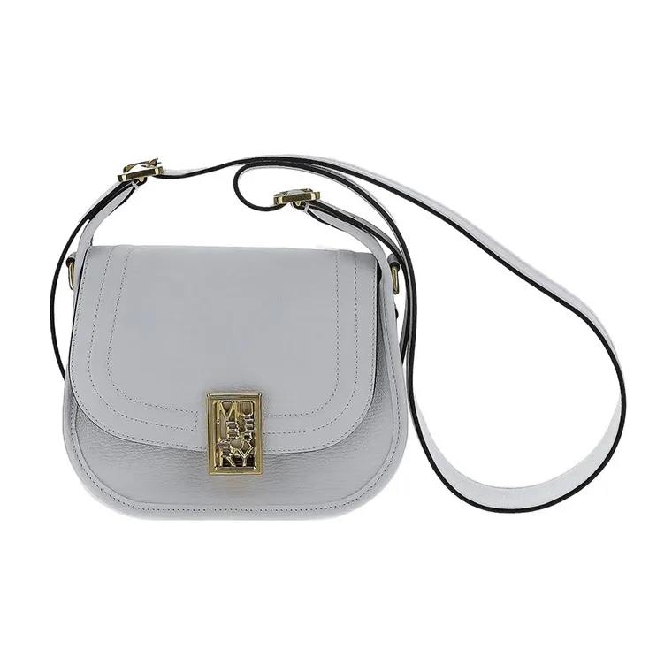 Mulberry Leather Shoulder Bag Women's White-0