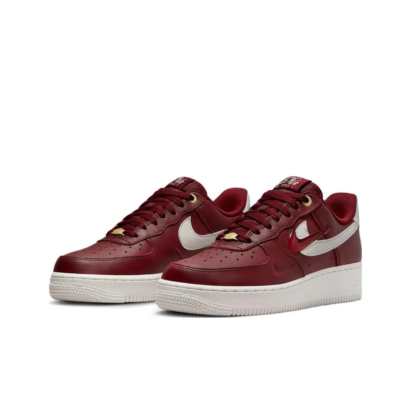 Nike Air Force 1 Low '07 Premium History Of Logos Team Red Women's-2