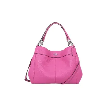 COACH Tabby Leather Handbag, Shoulder Bag, Crossbody Bag Large Size Women's Fuchsia