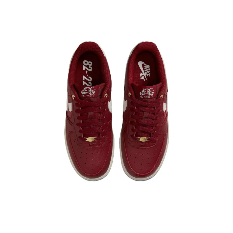 Nike Air Force 1 Low '07 Premium History Of Logos Team Red Women's-3
