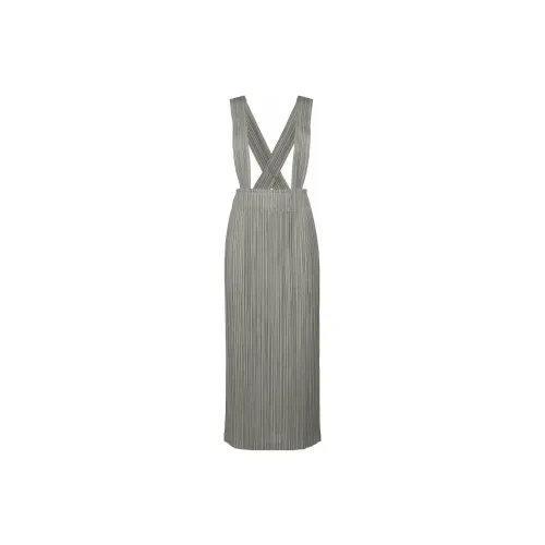 PLEATS PLEASE ISSEY MIYAKE Sleeveless Dresses Women's Gray