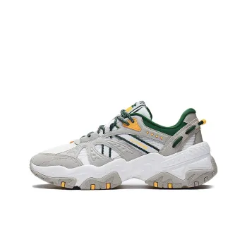 LINING Casual Shoes Men Low Top Mist White/Bud Yellow Gray/Estate Green