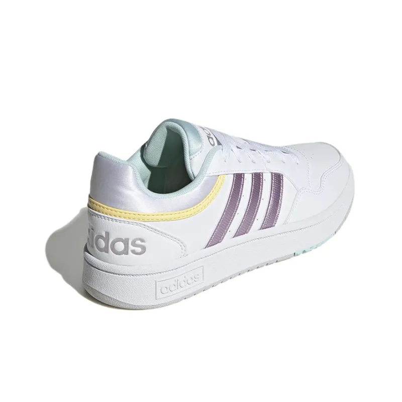 Adidas Hoops 3.0 'White Matte Purple Metallic' Women's-3