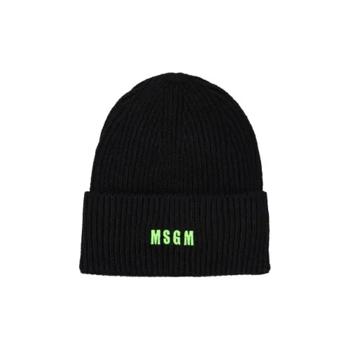 MSGM Beanies Unisex Black